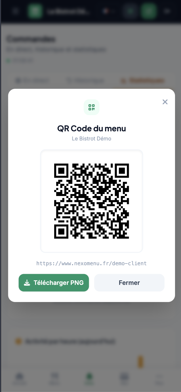 QR code instantané